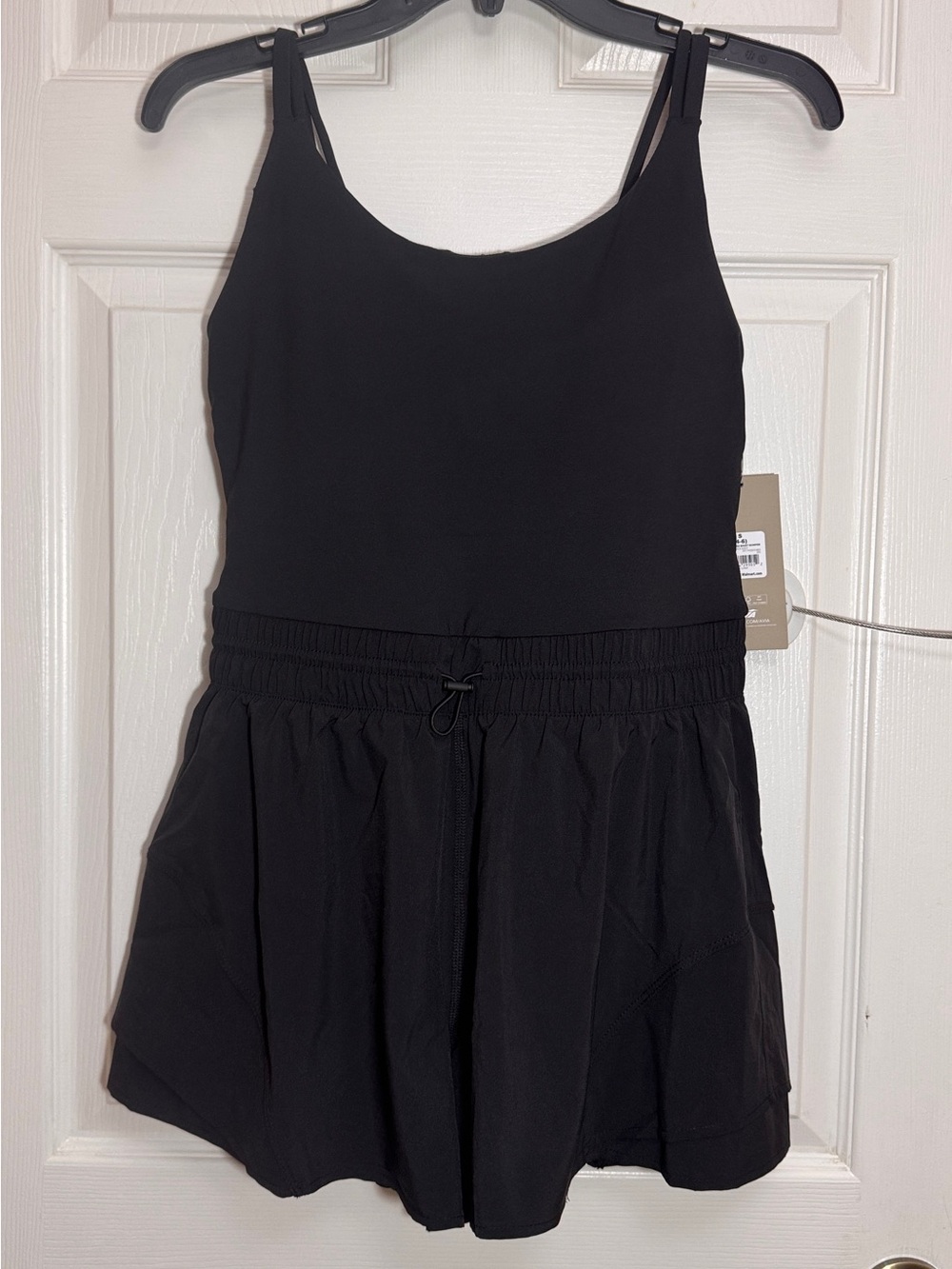 NWT Avia Black Athletic Romper Runsie Sz S XXL